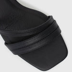 LANE Leather Block Heel Sandals