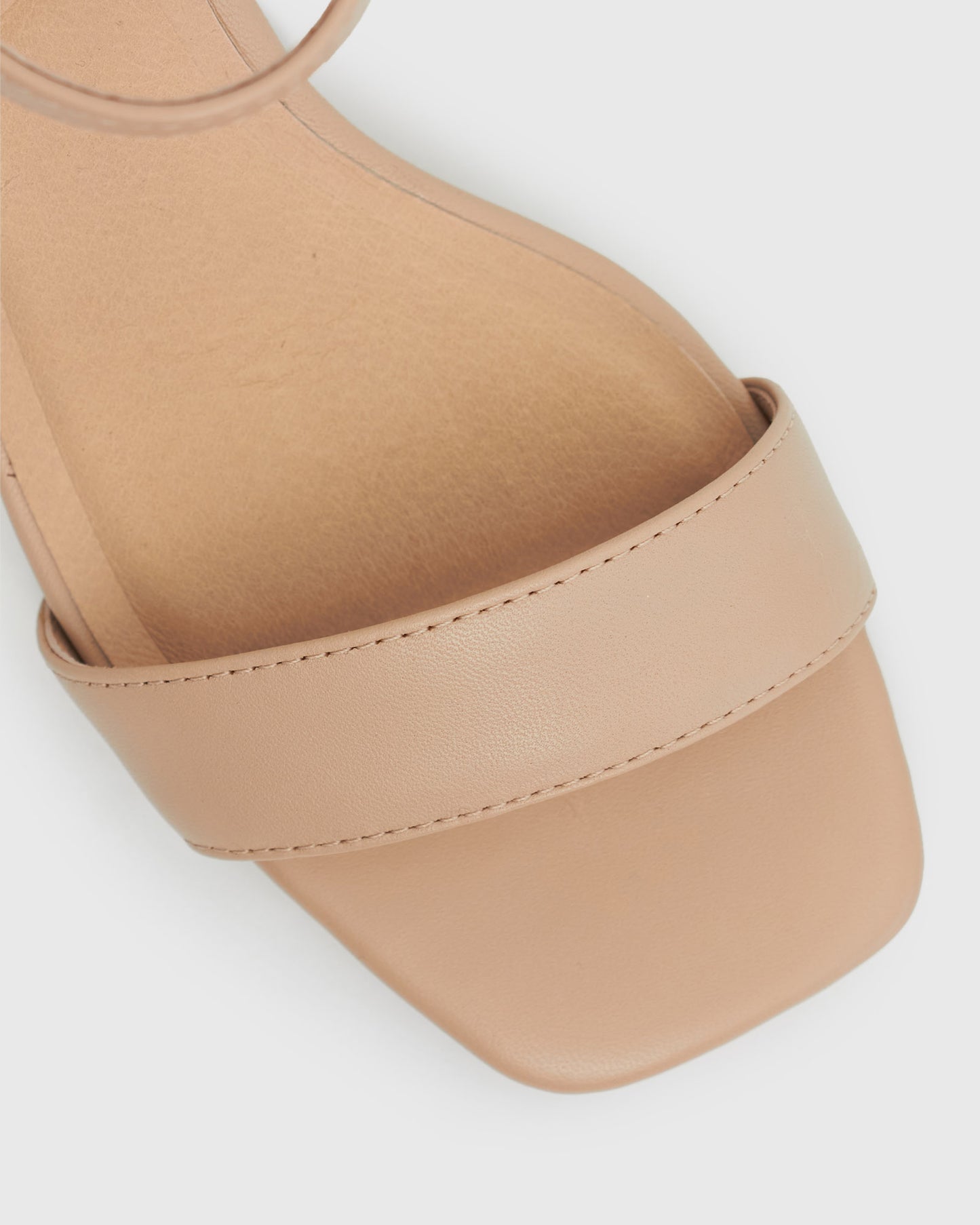 LIV Block Heel Leather Sandals