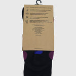MENS BLACK MULTI BAMBOO SOCKS S/M