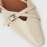 ANYA Slingback Pointed Flat Mules
