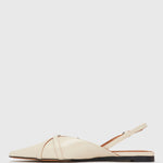 ANYA Slingback Pointed Flat Mules