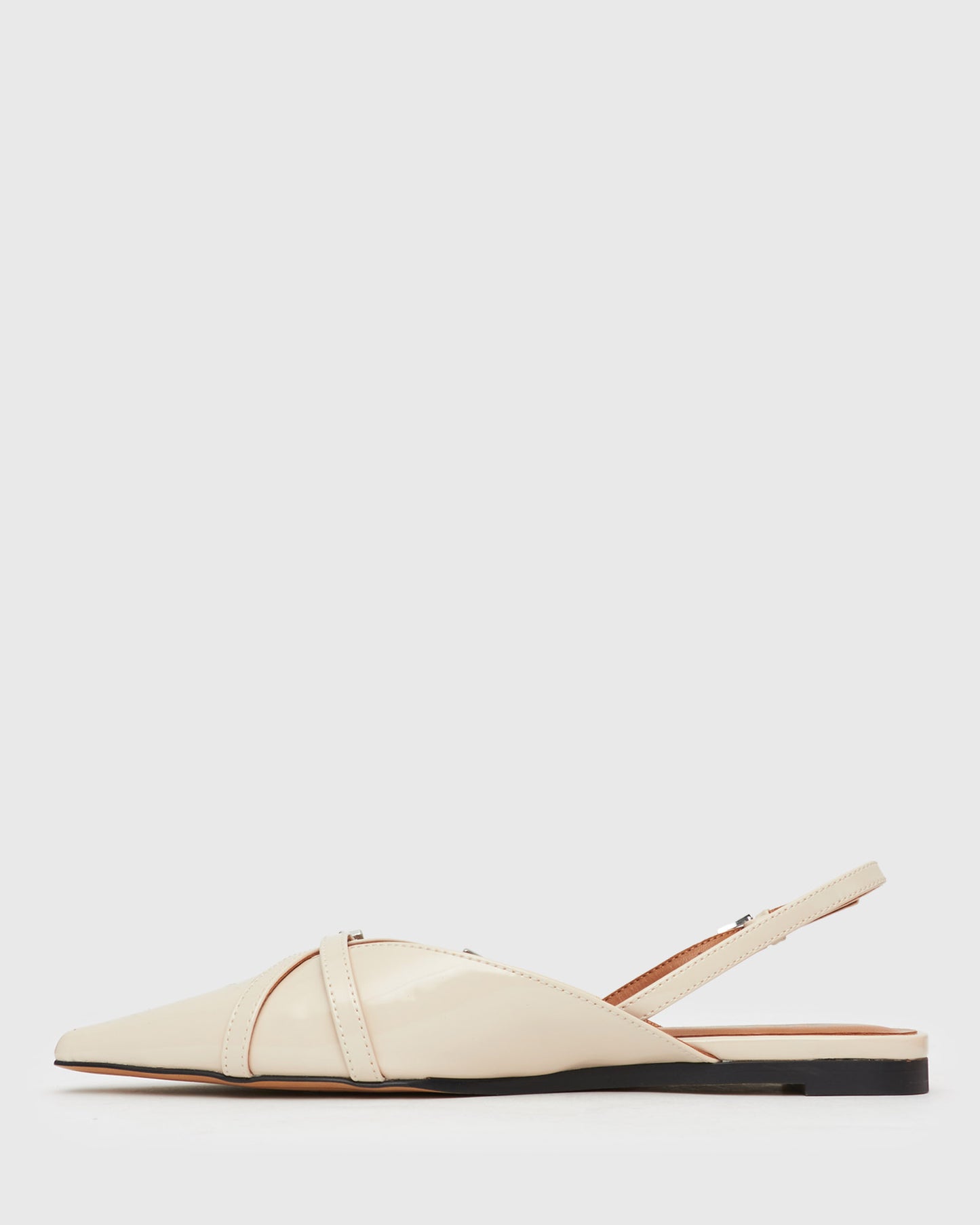 ANYA Slingback Pointed Flat Mules