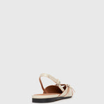 ANYA Slingback Pointed Flat Mules