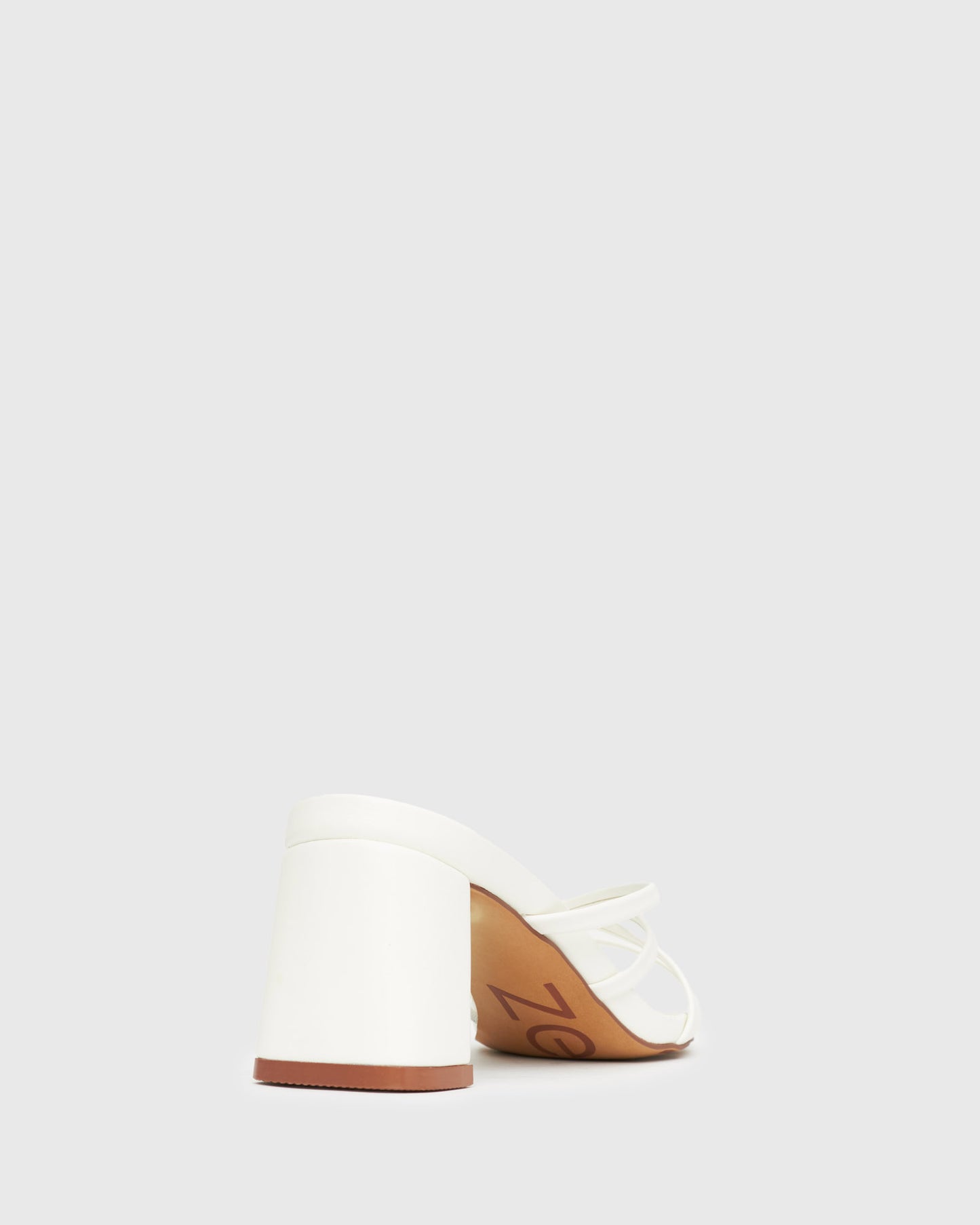 PRAISE Strappy Block Heel Mules