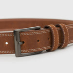 MENS LEATHER BELT SEAT S/M