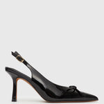 YVETTE Bow Slingback Stiletto Heels