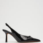 YVETTE Bow Slingback Stiletto Heels