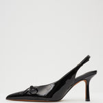 YVETTE Bow Slingback Stiletto Heels