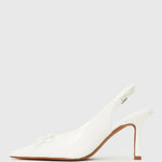 YVETTE Bow Slingback Stiletto Heels