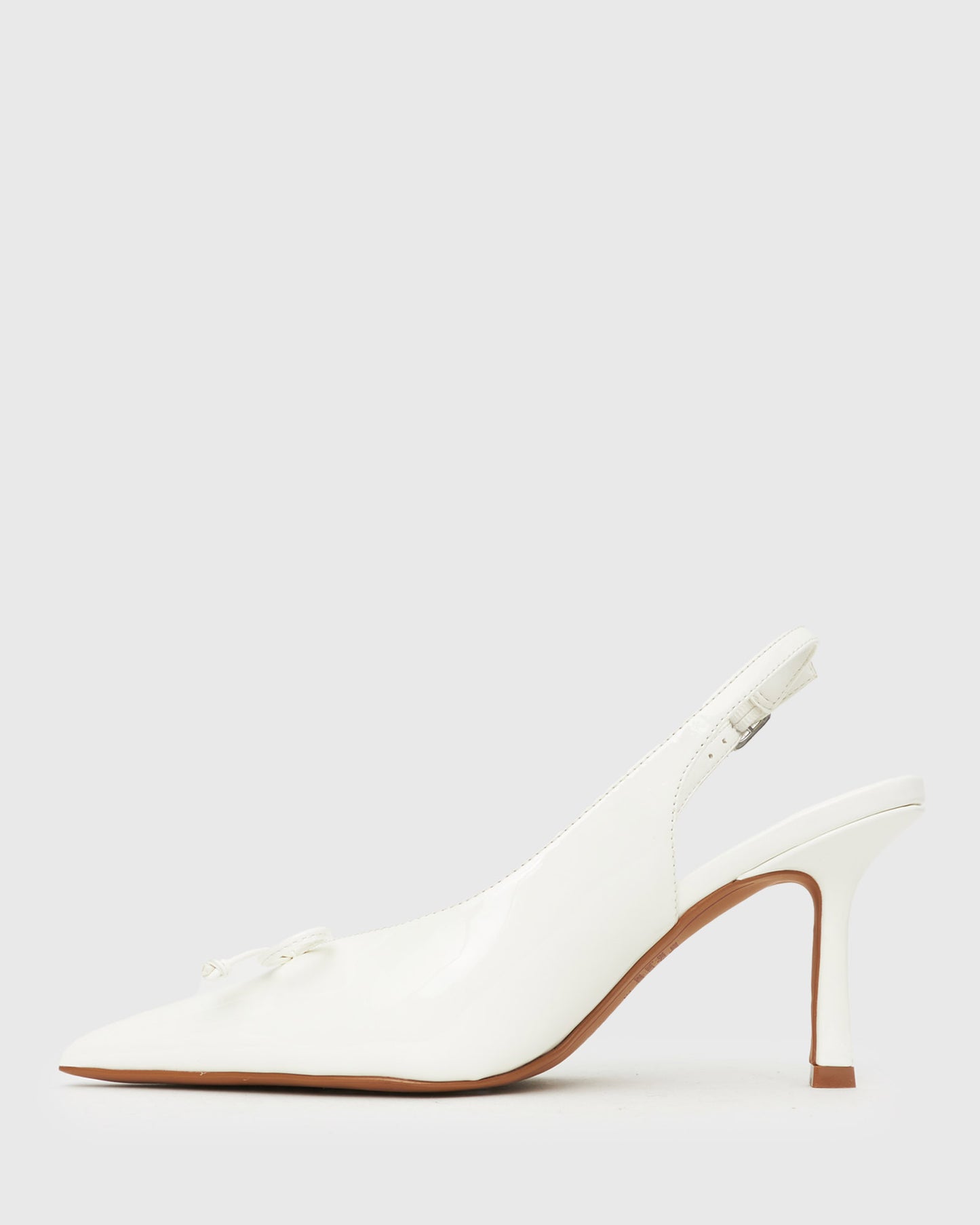 YVETTE Bow Slingback Stiletto Heels