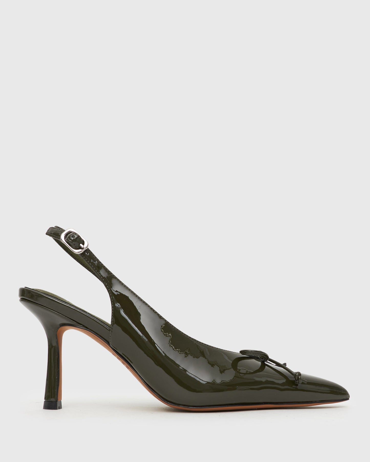 YVETTE Bow Slingback Stiletto Heels