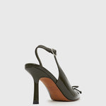 YVETTE Bow Slingback Stiletto Heels