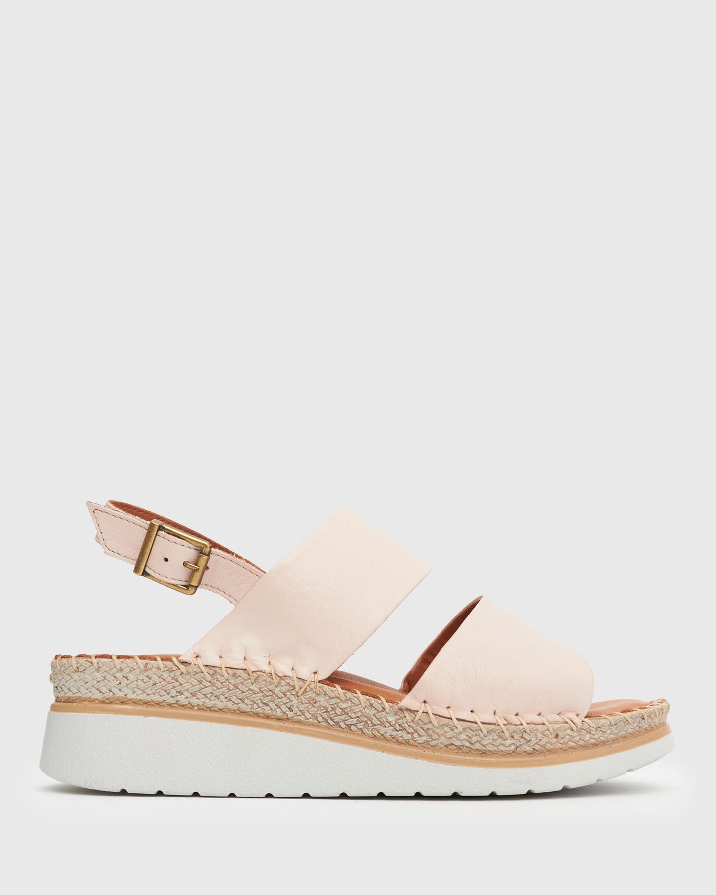 ANDY Leather Slingback Wedge Espadrilles