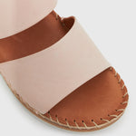 ANDY Leather Slingback Wedge Espadrilles