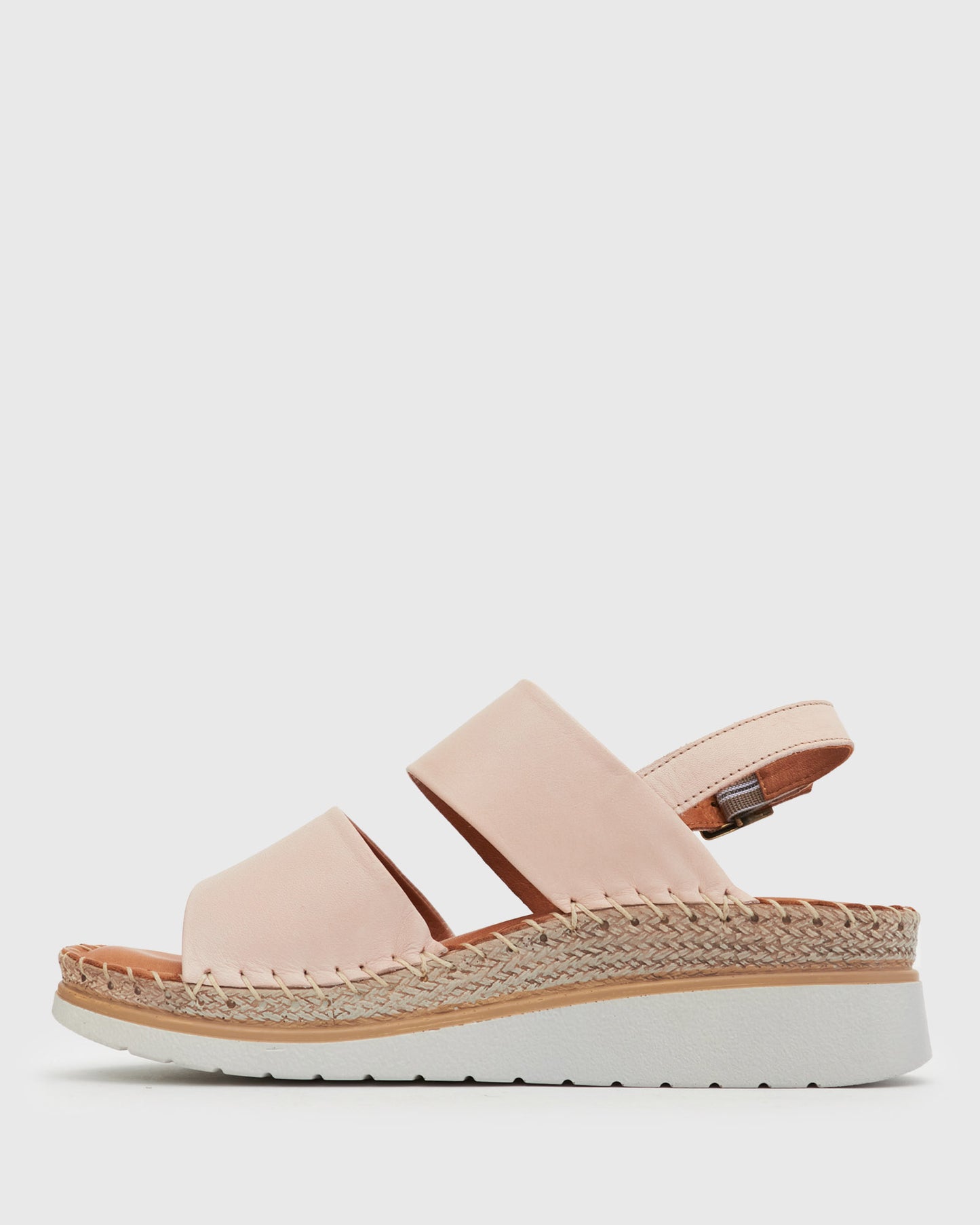 ANDY Leather Slingback Wedge Espadrilles