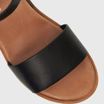 PRE-ORDER SANDREA Stacked Heel Wedges