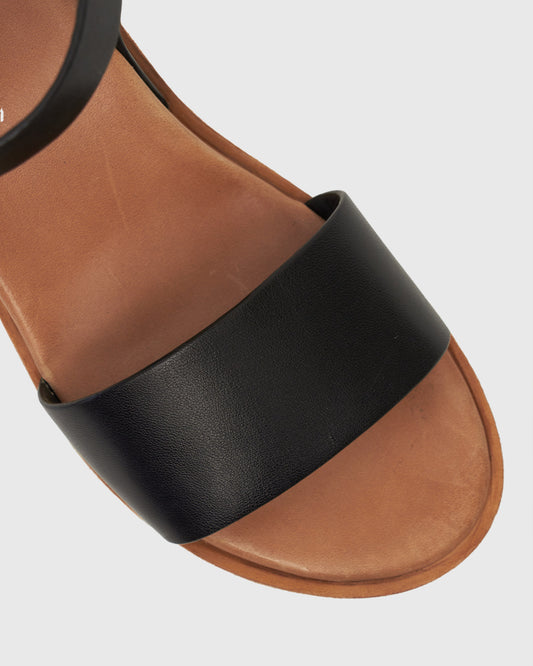 PRE-ORDER SANDREA Stacked Heel Wedges