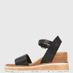 PRE-ORDER SANDREA Stacked Heel Wedges