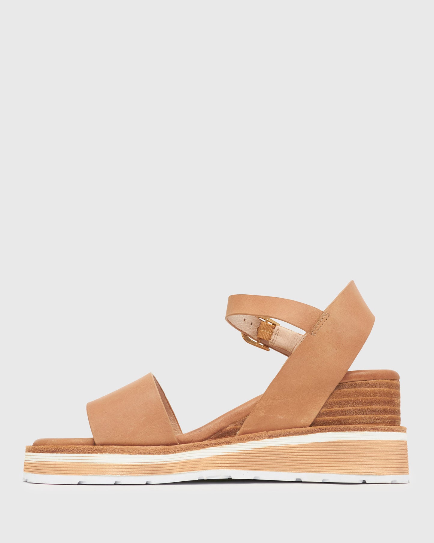 PRE-ORDER SANDREA Stacked Heel Wedges