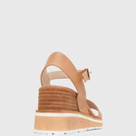 PRE-ORDER SANDREA Stacked Heel Wedges