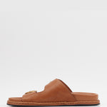 ZADIE Leather Buckle Slides