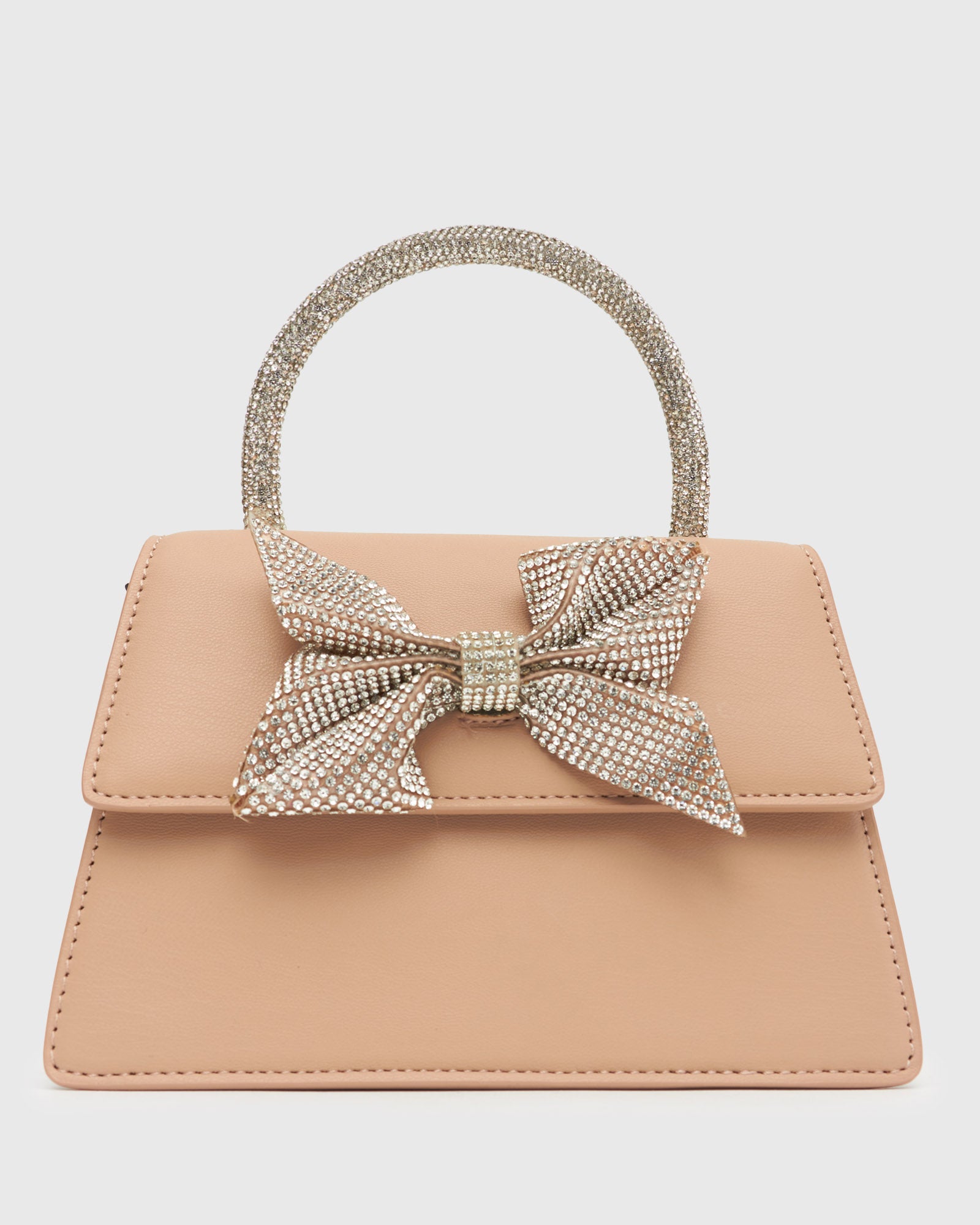betts RITZ Diamante Bow Top Handle Bag
