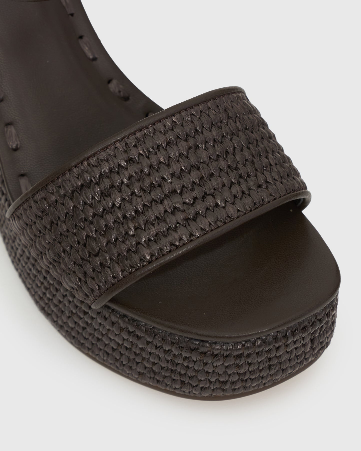 PRE-ORDER FAME Raffia Platform Wedges
