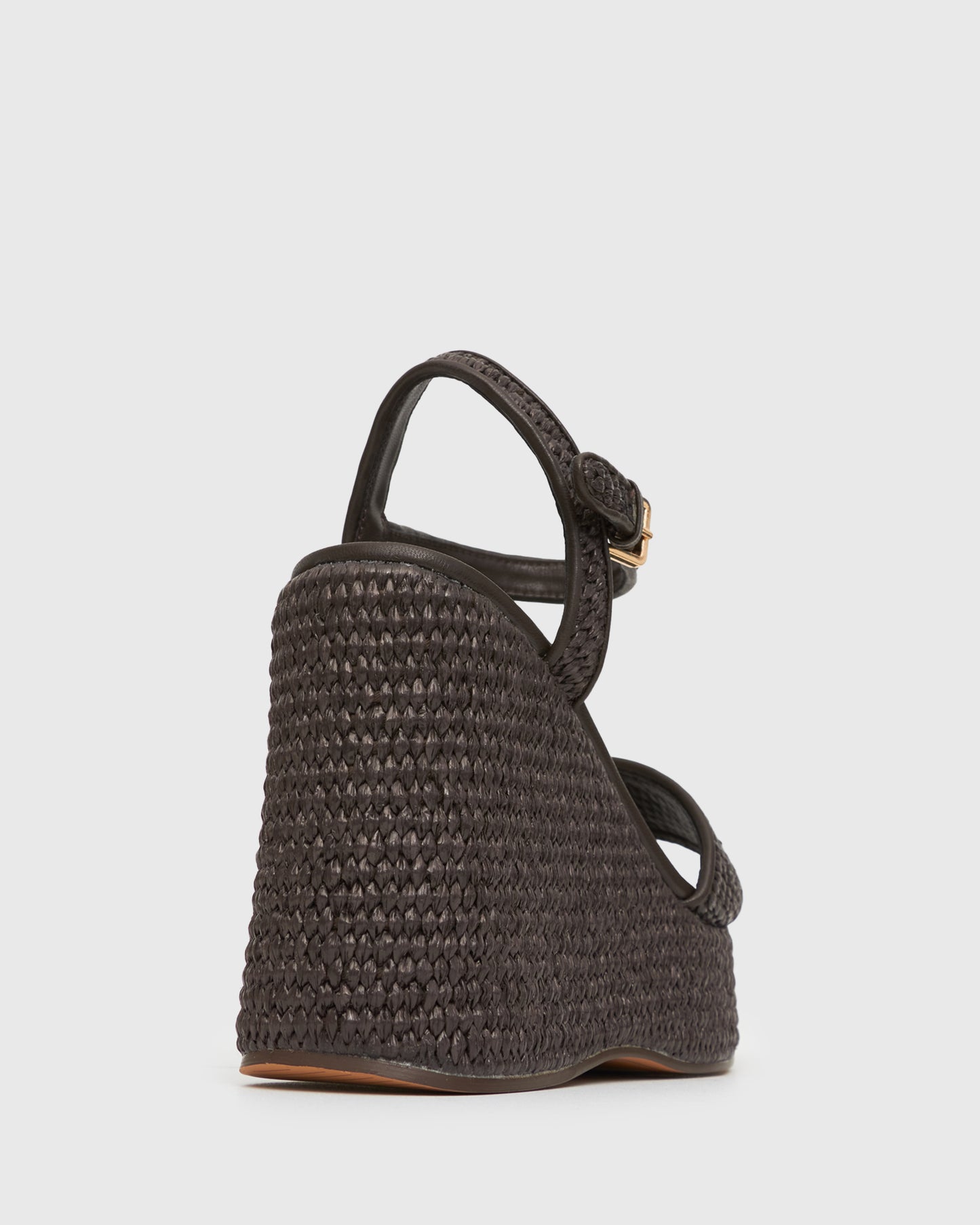 PRE-ORDER FAME Raffia Platform Wedges