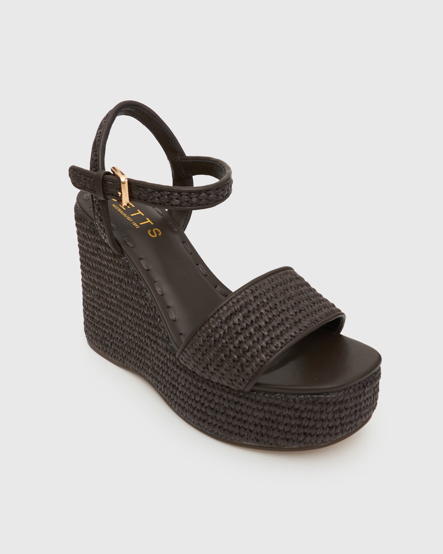 PRE-ORDER FAME Raffia Platform Wedges