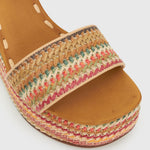 PRE-ORDER FAME Raffia Platform Wedges