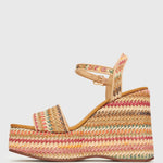 PRE-ORDER FAME Raffia Platform Wedges