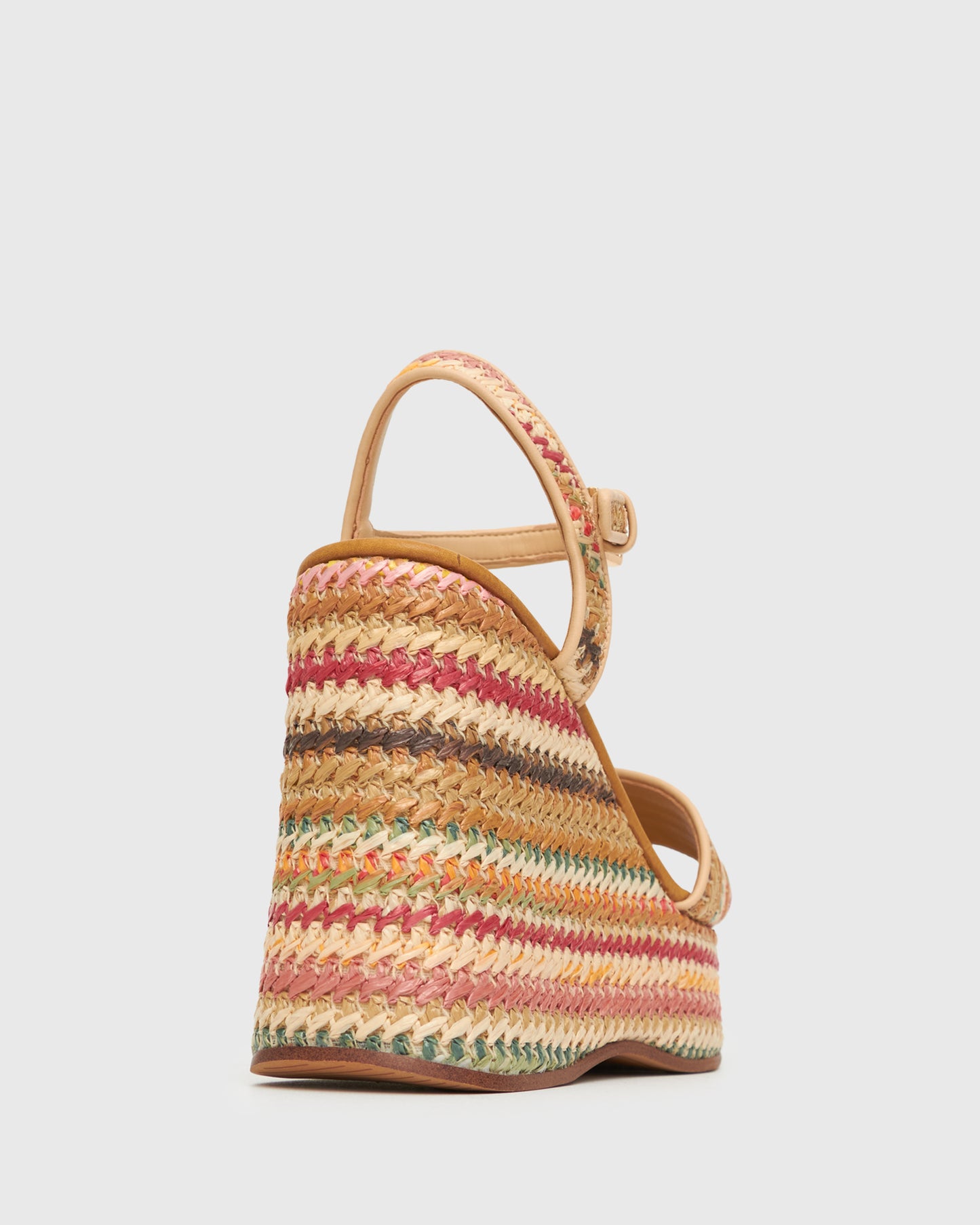 PRE-ORDER FAME Raffia Platform Wedges