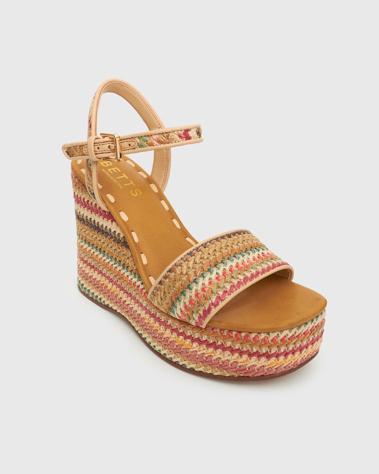 PRE-ORDER FAME Raffia Platform Wedges