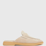 JESSIE Suede Loafer Mules