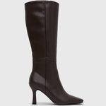 MAVERIK Square Toe Stiletto Knee Boots