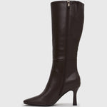 MAVERIK Square Toe Stiletto Knee Boots