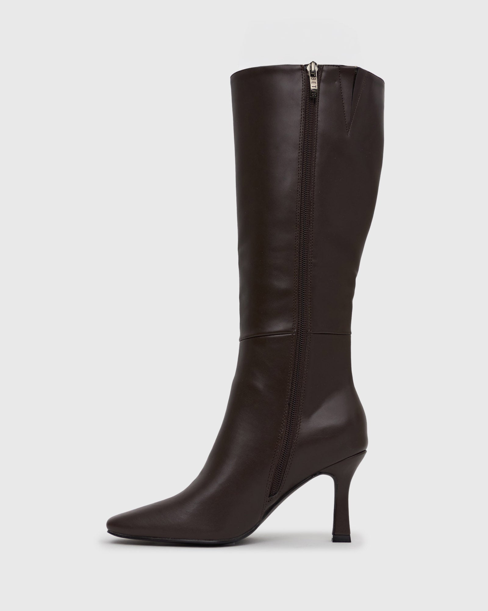MAVERIK Square Toe Stiletto Knee Boots