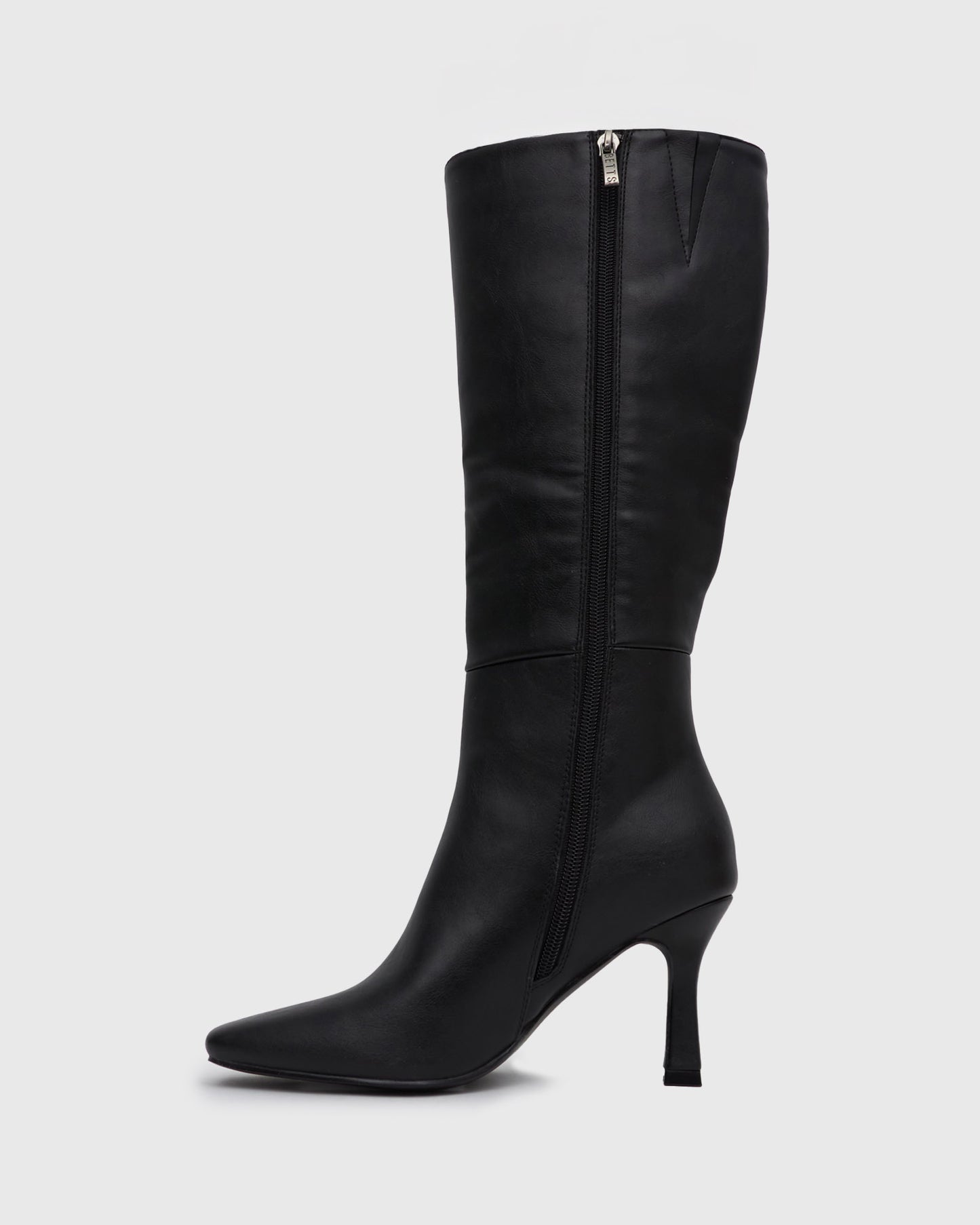MAVERIK Square Toe Stiletto Knee Boots