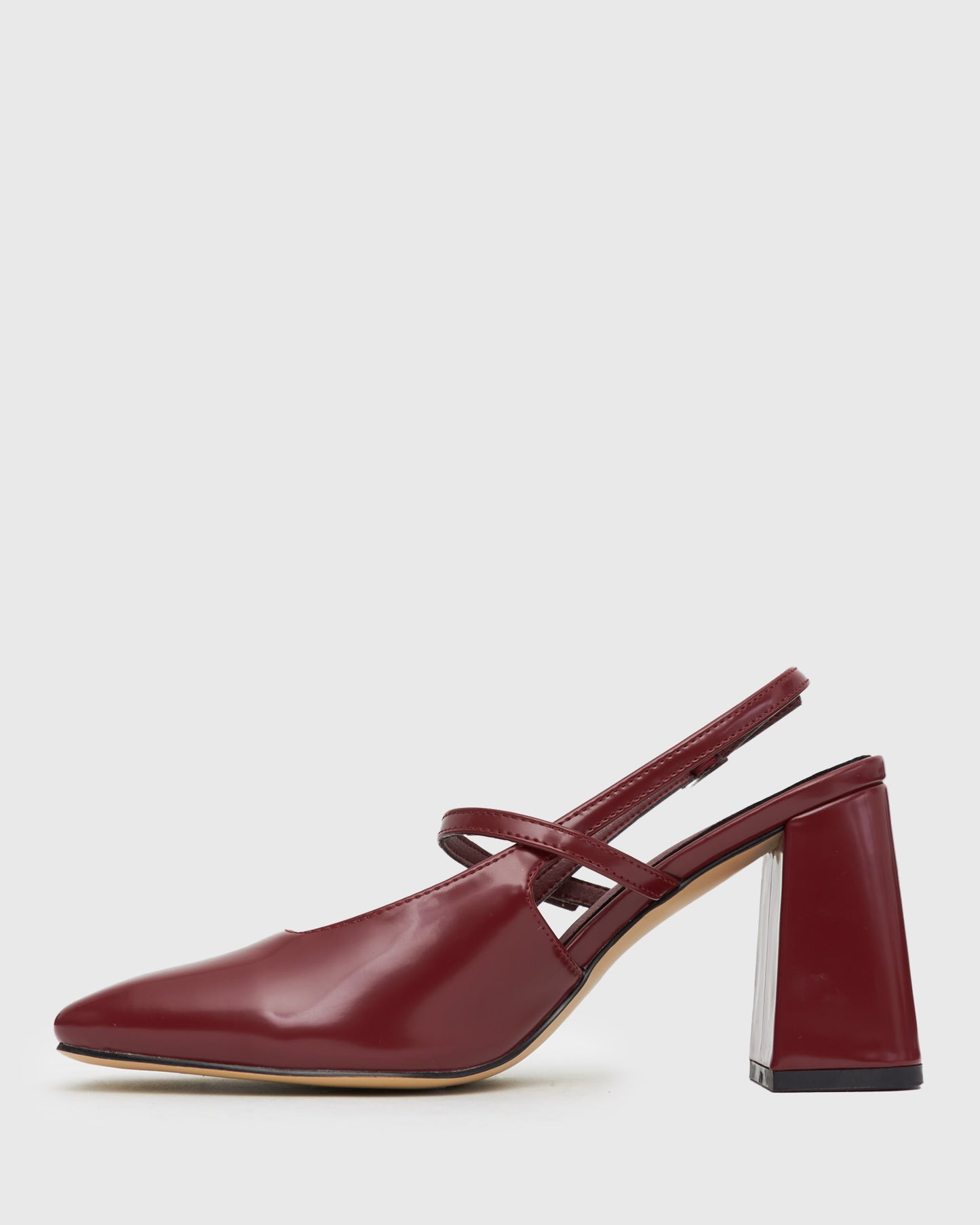 TRUE Slingback Flared Block Heels