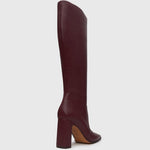 FRENCHIE Block Heeled Knee Boots