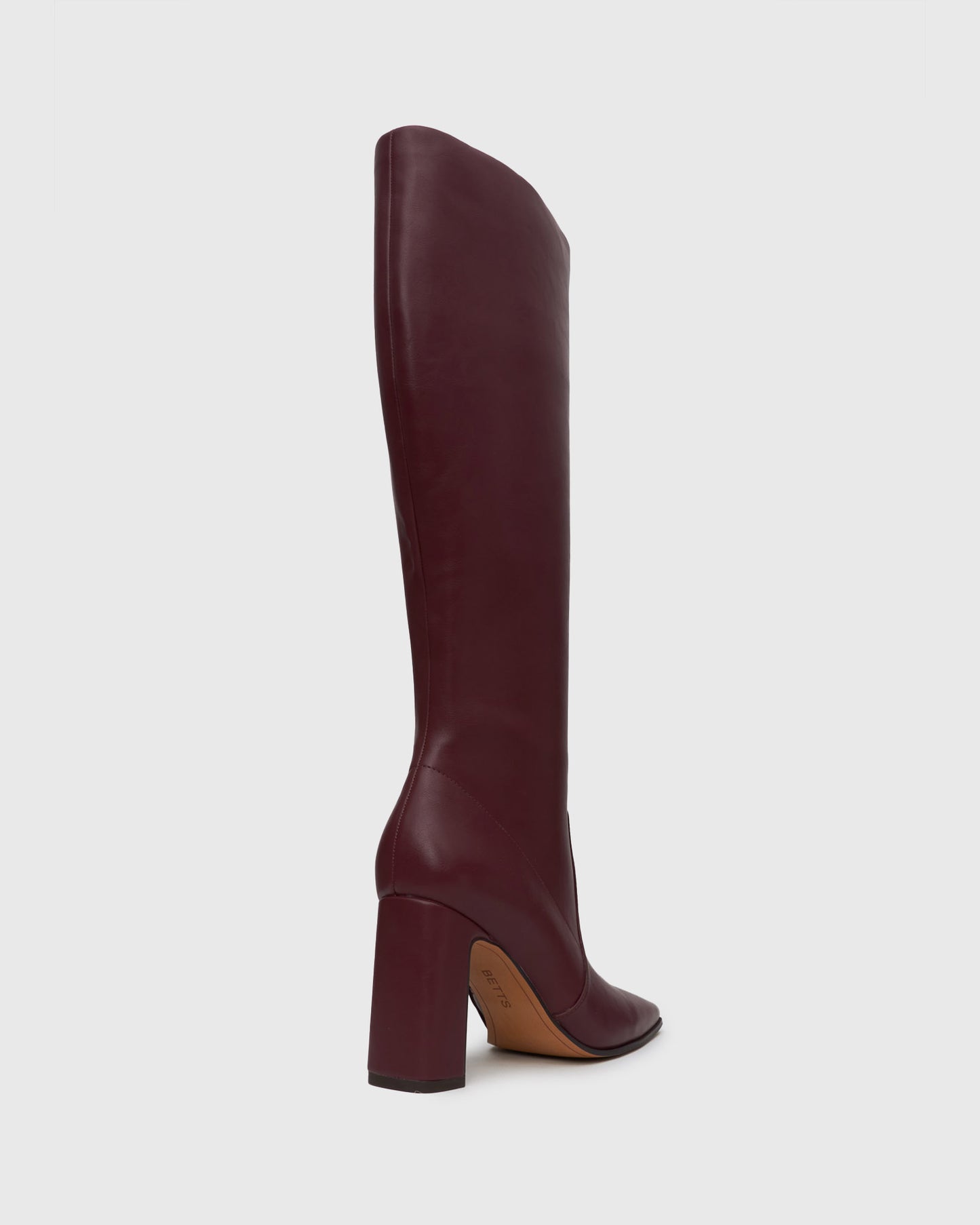 FRENCHIE Block Heeled Knee Boots