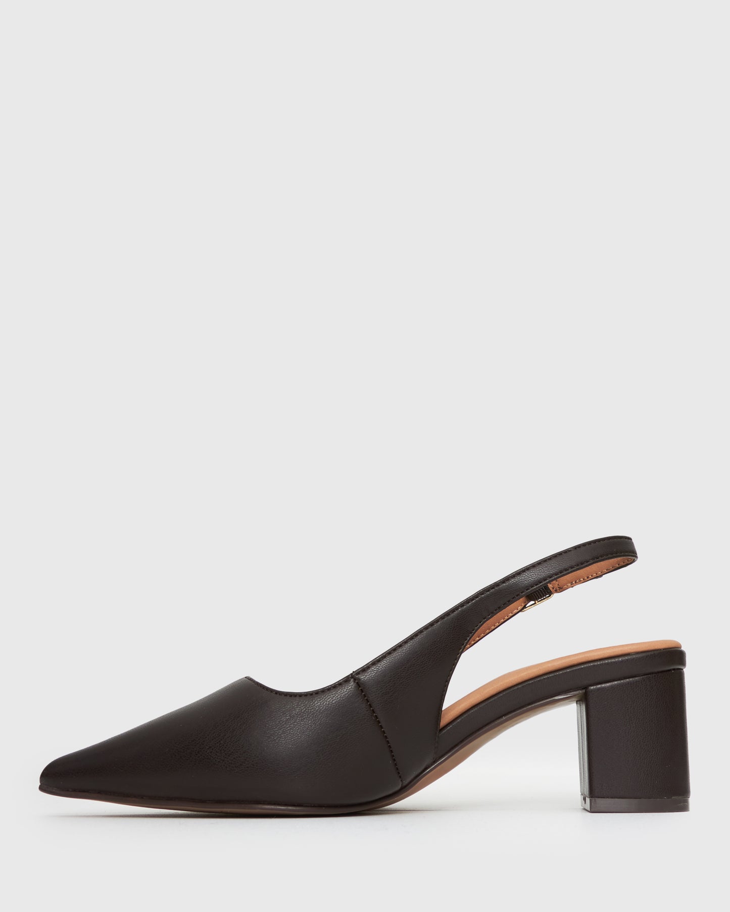 Wider Fit GUS Block Heel Slingback Pumps