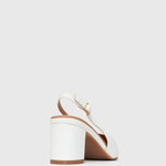 Wider Fit GUS Block Heel Slingback Pumps