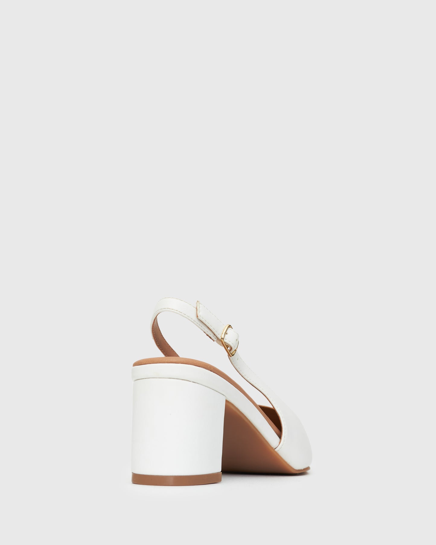 Wider Fit GUS Block Heel Slingback Pumps