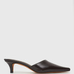 PASCAL Kitten Heel Square Toe Mules