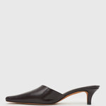 PASCAL Kitten Heel Square Toe Mules
