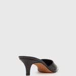 PASCAL Kitten Heel Square Toe Mules