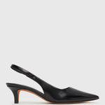 GINGER Slingback Kitten Heel Pumps