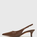 GINGER Slingback Kitten Heel Pumps