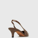 GINGER Slingback Kitten Heel Pumps